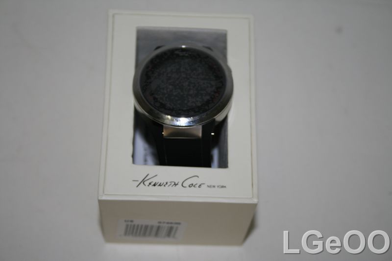 Kenneth Cole New York Unisex KC1639 Digital Black Screen Watch  