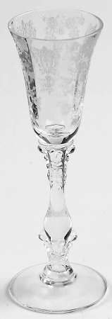 Cambridge ROSE POINT CLEAR Cordial Glass 48159  