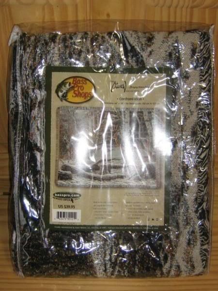 Bass Pro Al Agnew Confrontation Afghan Throw NEW  