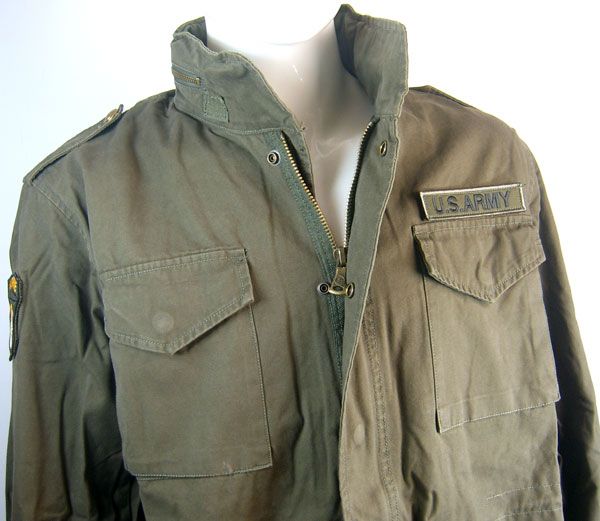 VIETNAM WAR US ARMY M65 FIELD JACKET SIZE L  4553  