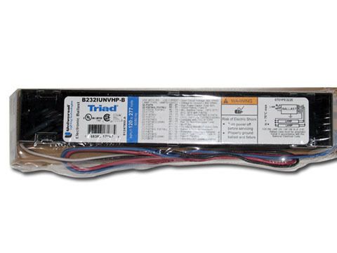 Universal Traid B232IUNVHP B Electronic Ballast 2 lamp  