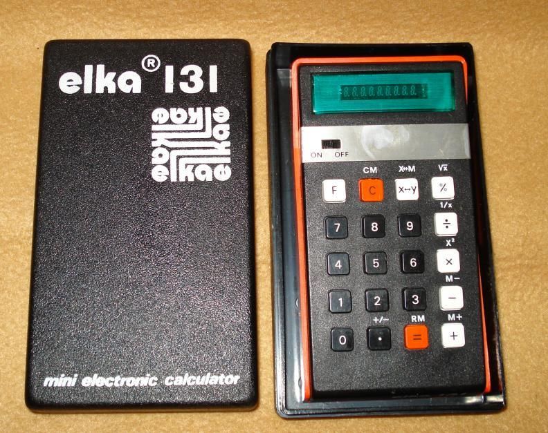 Vintage Bulgarian Calculator ELKA 131  