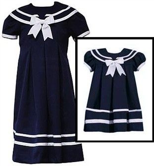 Sailor Dresses for Girls   Navy Sailor Dress   3 month to Size 8 Girls 