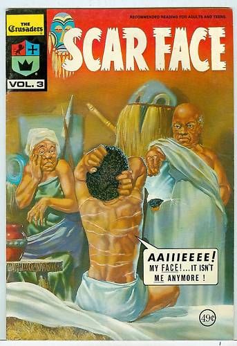 Crusaders Vol. 3 Scar Face 1974 anti Apartheid comic  
