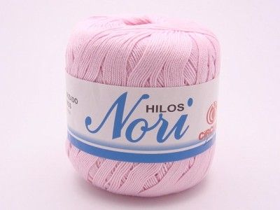 ROSE PETAL PINK COTTON YARN #5 CROCHET THREAD NORI NEW  