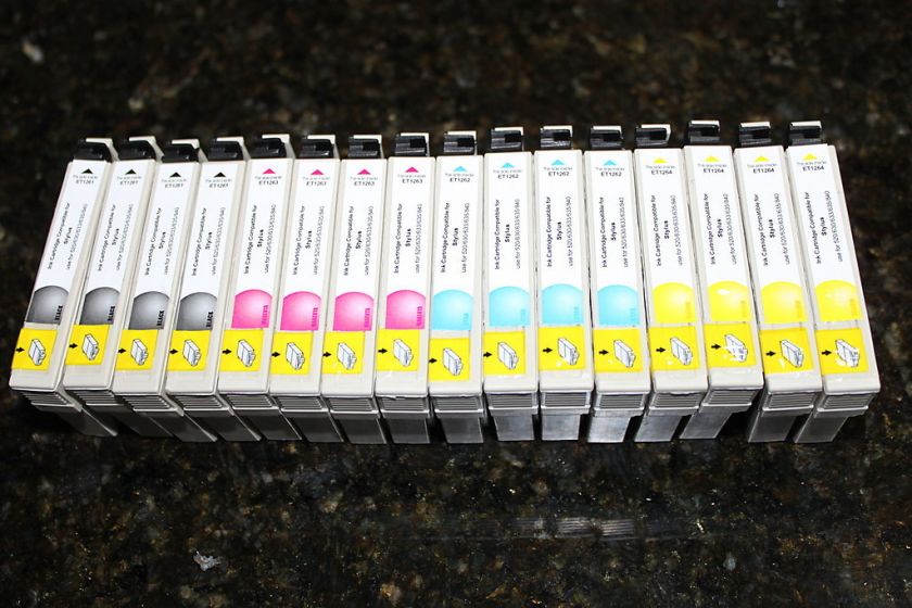 16 ink Cartridge T126 Reman 126 Epson NX330 NX430  