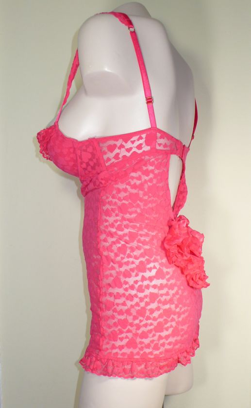 48 Victorias Secret The Lacie Push Up Babydoll Nightie S  