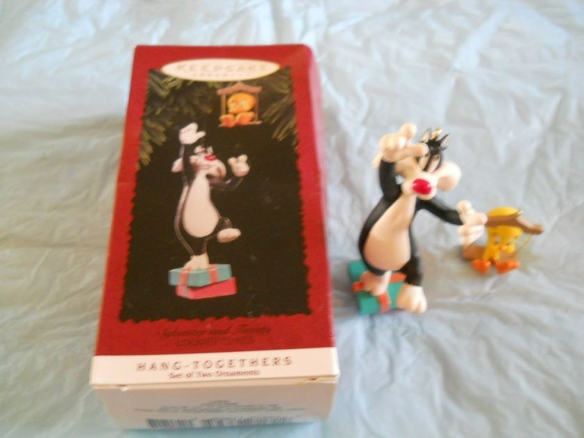 Hallmark Ornaments 2 Looney Tunes Sylvester & Tweety  