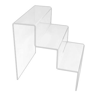 STEP ACRYLIC COUNTER DISPLAY STANDS JEWELLERY RETAIL SHOP RISER 