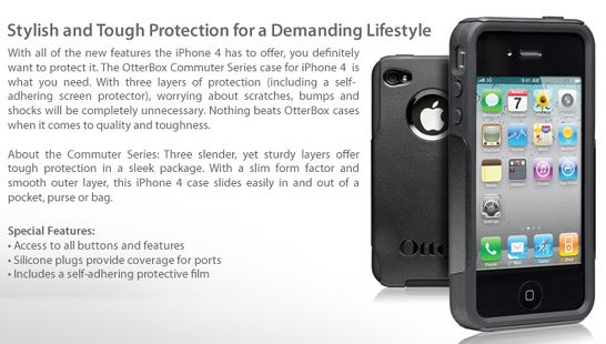 OtterBox Otter Box Commuter Case Holder Apple iPhone 4  