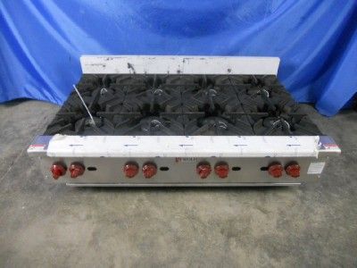   AHPR48 1 48 COUNTERTOP RANGE NATURAL GAS 8 BURNER RESTAURANT  