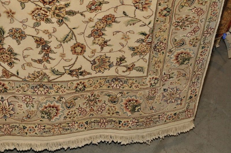 FINE 6x9 SILK & WOOL HANDMADE AREA RUG ORIENTAL CHINA  