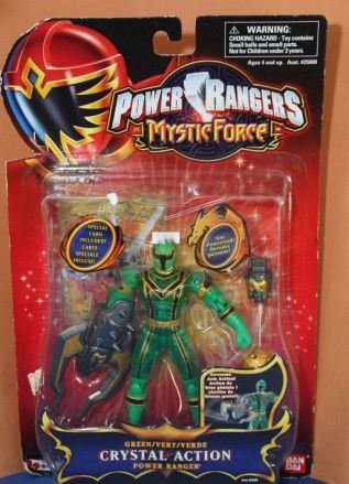 BANDAI Power Rangers Mystic Force Green Crystal Action  