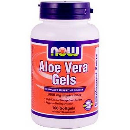 Now Foods Aloe Vera, 100 Softgels, 5000mg  