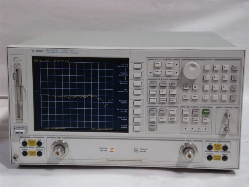 Agilent / HP 8722ES S Parameter Vector Network Analyzer with option 