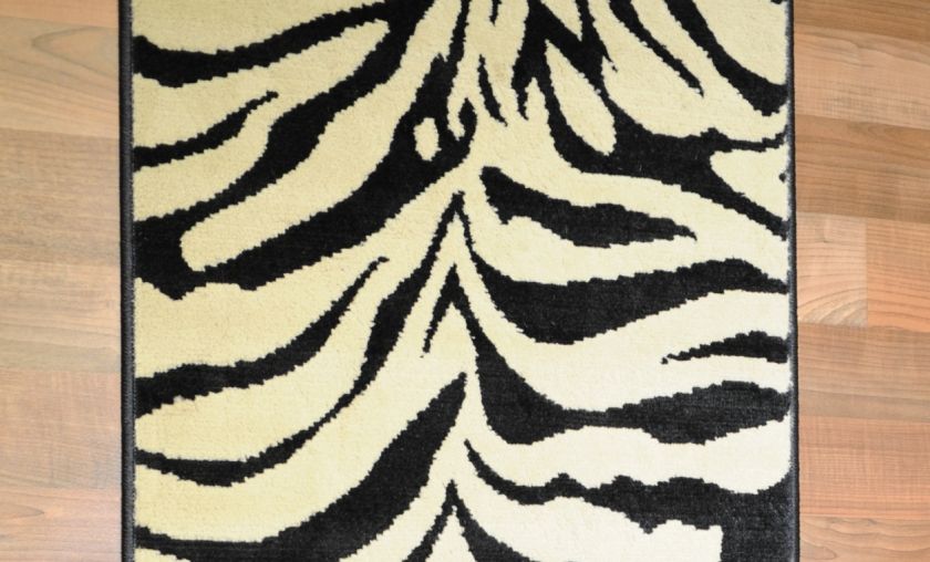 Animal Print Zebra Design 2x7 Runner   Area Rug   Carpet (AREA SIZE 