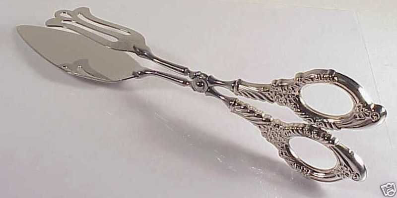 Ambassador Sterling Silver Asparagus Server Italy  