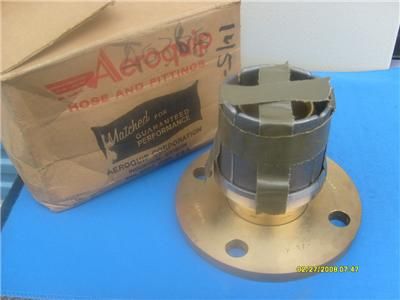 Flange to 2 1/2 Hose Straight Adapter AEROQUIP 3 74021  