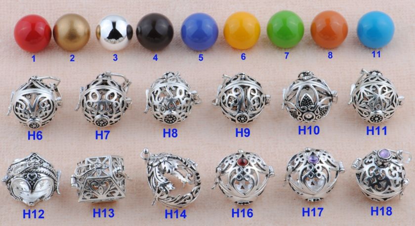   Harmony ball Mexican Bola PENDANT Diy cage and ball choice  