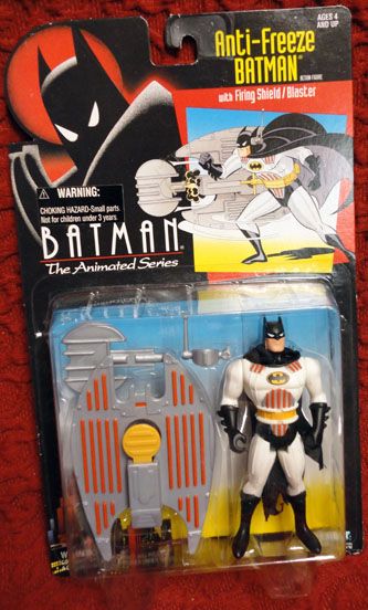   * 1993 BATMAN THE ANIMATED SERIES ANTI FREEZE BATMAN ACTION FIGURE