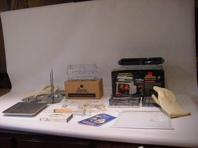 RONCO SHOWTIME COMPACT ROTISSERIE & BBQ Accessories and Parts Lot 