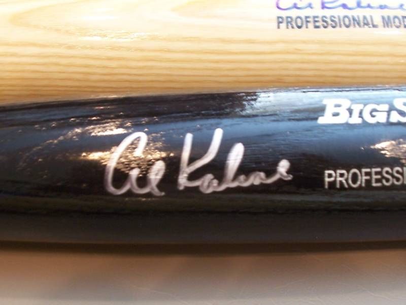 AL KALINE AUTOGRAPH BLACK BIG STICK BAT PSA DNA #H00004  