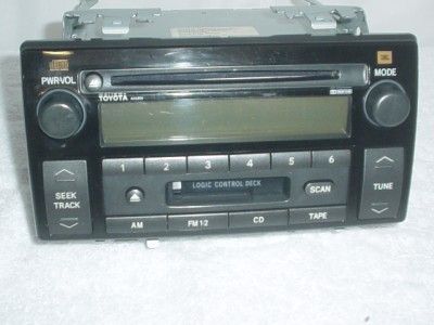 02 03 04 TOYOTA Camry OEM CD Cassette COMBO CAR STEREO  