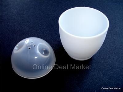 MICROWAVE EGG COOKER Poacher Soft Hard BOILED Breakfast  