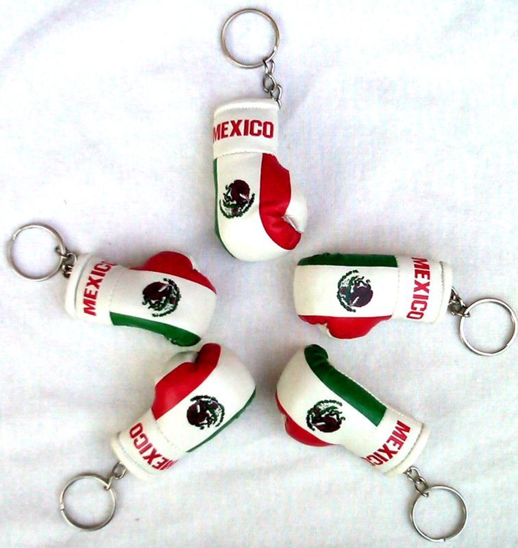 Mexico Flag Mini BOXING Gloves Reyes Grant Zepol  