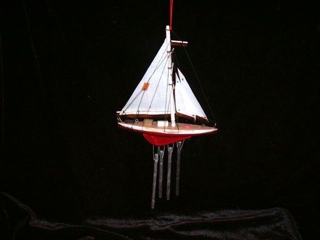 CHIME WINDCHIME SAILBOAT WIND CHIMES NEW SAIL BOAT  