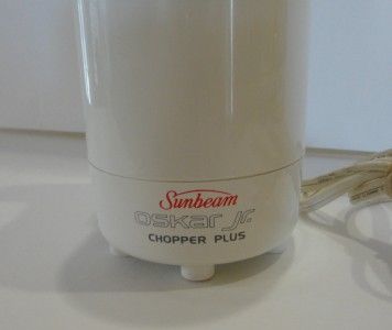 SUNBEAM OSKAR JR CHOPPER PLUS MINI FOOD PROCESSOR 14131 MOTOR PART 