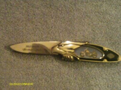   POCKET KNIFE HERITAGE SOFTAIL FRANKLIN MINTSOUVENIR COLLECTIBLE  