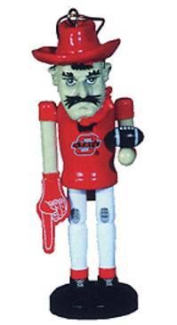 OKLA STATE UNIVERSITY COWBOYS MASCOT NUTCRACKER ORN NIB  