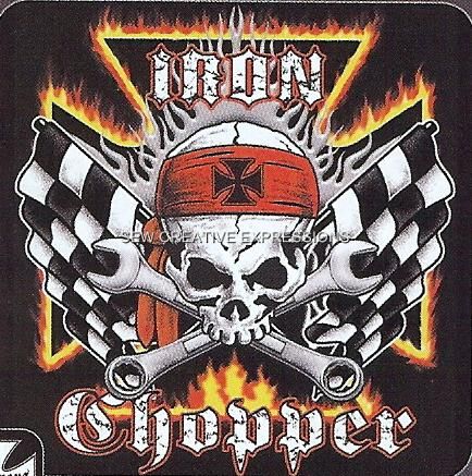 Iron Chopper   Biker/Motorcycle T Shirt  