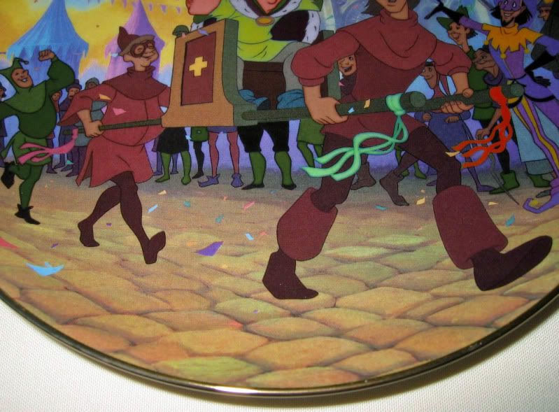 DISNEY Hunchback Of Notre Dame TOPSY TURVY 2nd Plate  