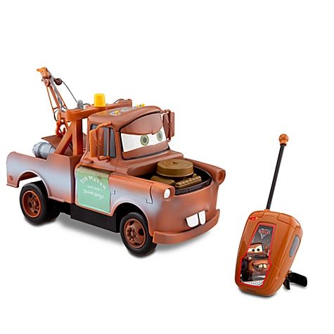 NIB Disney Pixar Cars 2 Transforming Mater Remote Control Vehicle 