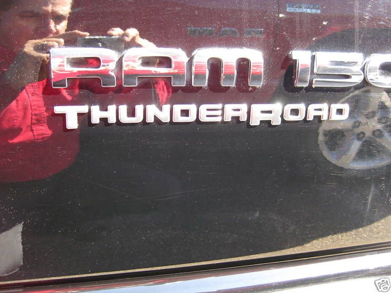 DODGE RAM THUNDER ROAD DECAL DECALS EMBLEM MOPAR OEM  