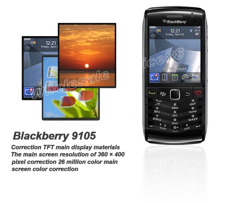 New Blackberry 9105 Unlocked GSM 3G WIFI AT&T BB9105  