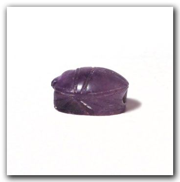 Egyptian Amethyst Scarab, 1000 B.C.  