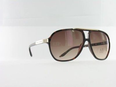 NEW Authentic Armani Exchange Designer Aviator Sunglasses Tortoise 