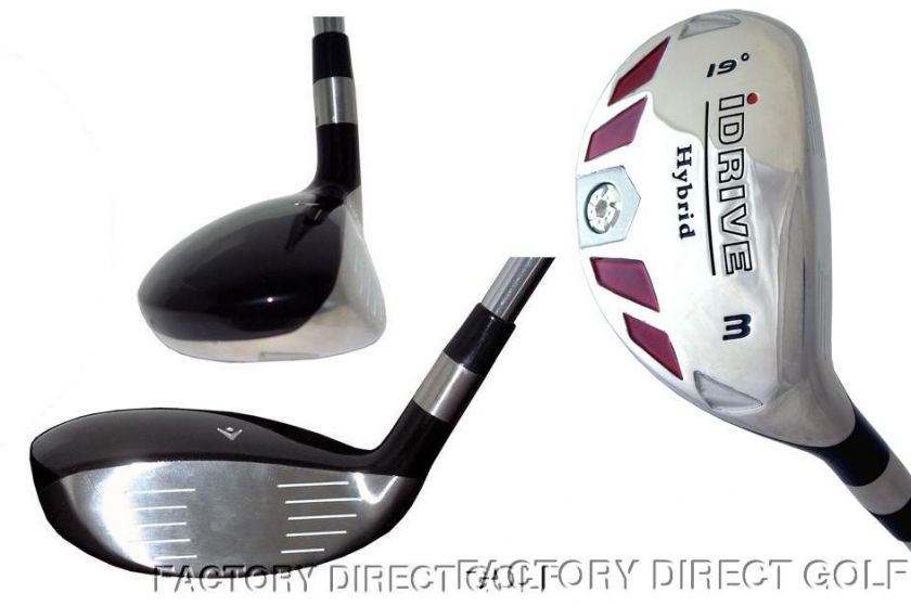 MENS ALL Hybrids GRAPHITE Wood Iron GOLF CLUBS FULL Set  