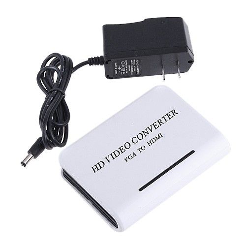 Audio VGA to HDMI HD HDTV Video Converter Box 1080P  