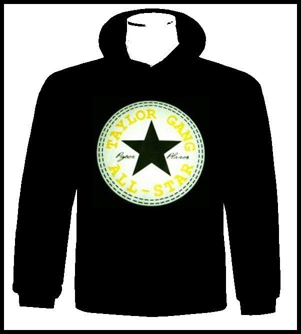 TAYLOR GANG ALL STAR Hoodie Sweat Shirt Yellow White  