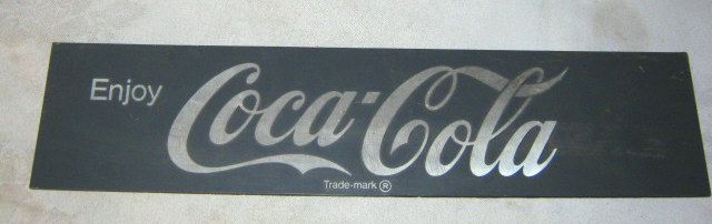   PLASTIC ADVERTISING SODA SIGN ART PANEL DINER RESTAURANT HOME  