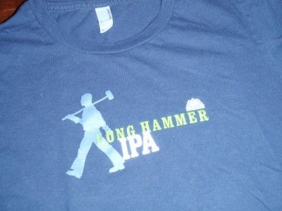 Womens AMERICAN APPAREL Long Hammer BEER SHIRT Medium  