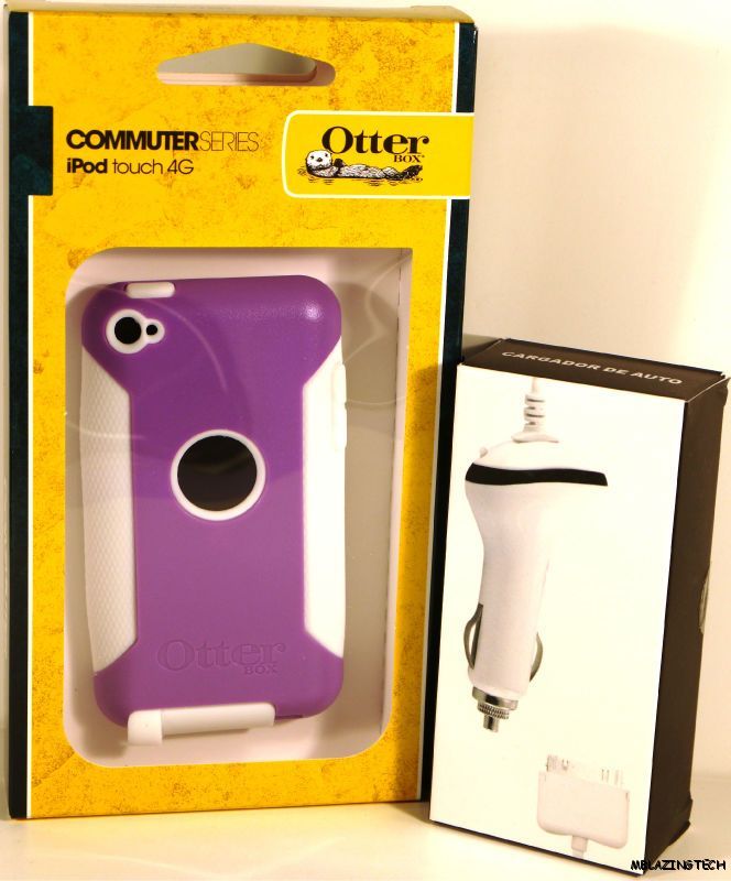 New Retail OtterBox Commuter Case for iPod Touch 4G Purple/White FREE 