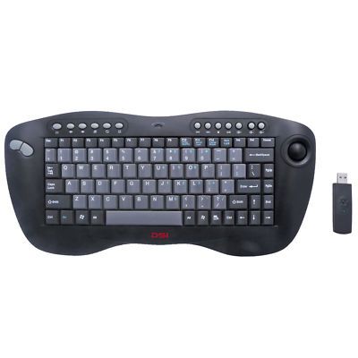 GHZ Wireless RF Keyboard w/built in Mouse KB FK 760 compatible 