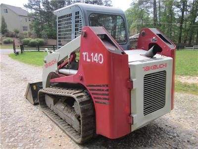 TAKEUCHI TL140, 1720 HRS, OPEN ROPS, COMPACT TRACK LOADER  