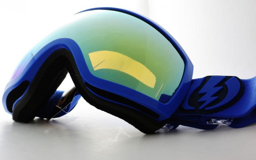 Electric EG2 Blue w/ Bronze Gold Chrome Goggles NEW  