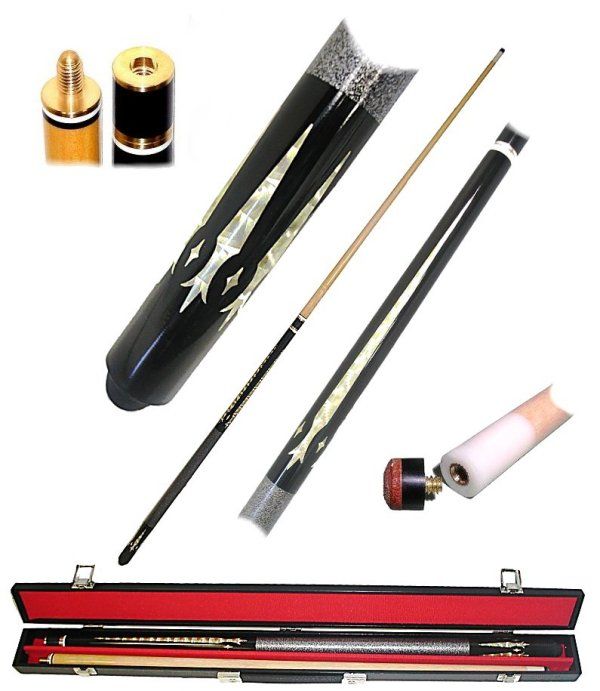 PEARL MONARCH 20 ounce Pool Cue Stick w/Case, Billiards  